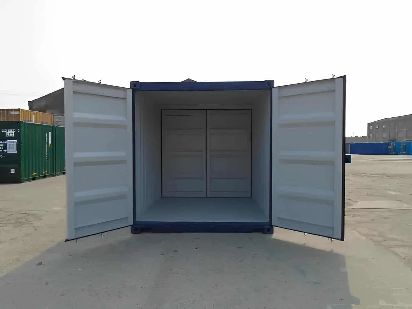 10ft Double Door Corten Steel Shipping Container – ISO & CSC Certified | Front & Rear Access - Image 4