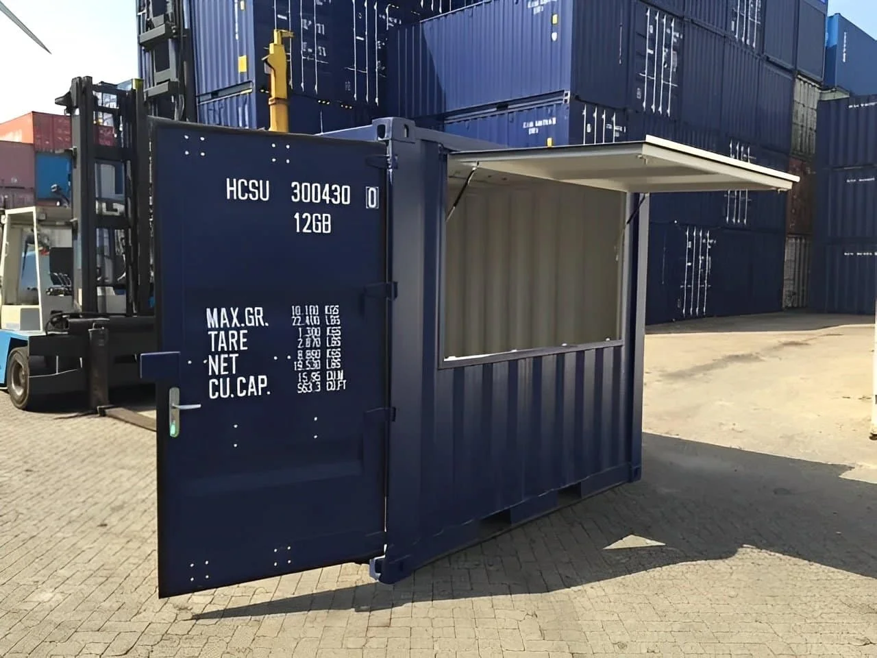 10ft Outdoor Bar Shipping Container – Event-Ready, Lockbox, Customizable, RAL Colors