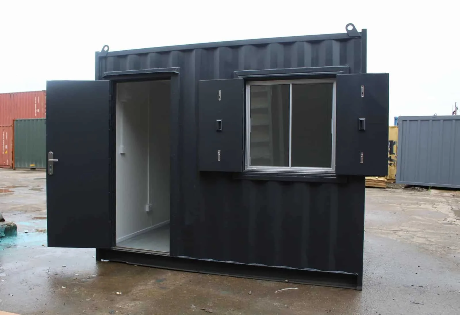 10ft Shipping Container Office – Portable Corten Steel Workspace Unit - Image 5