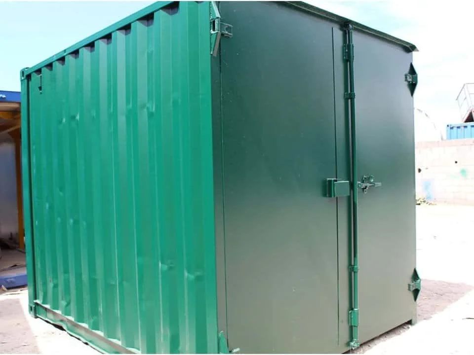 10ft x 8ft Cut Down Steel Storage Container – Used, Wind & Watertight - Image 4