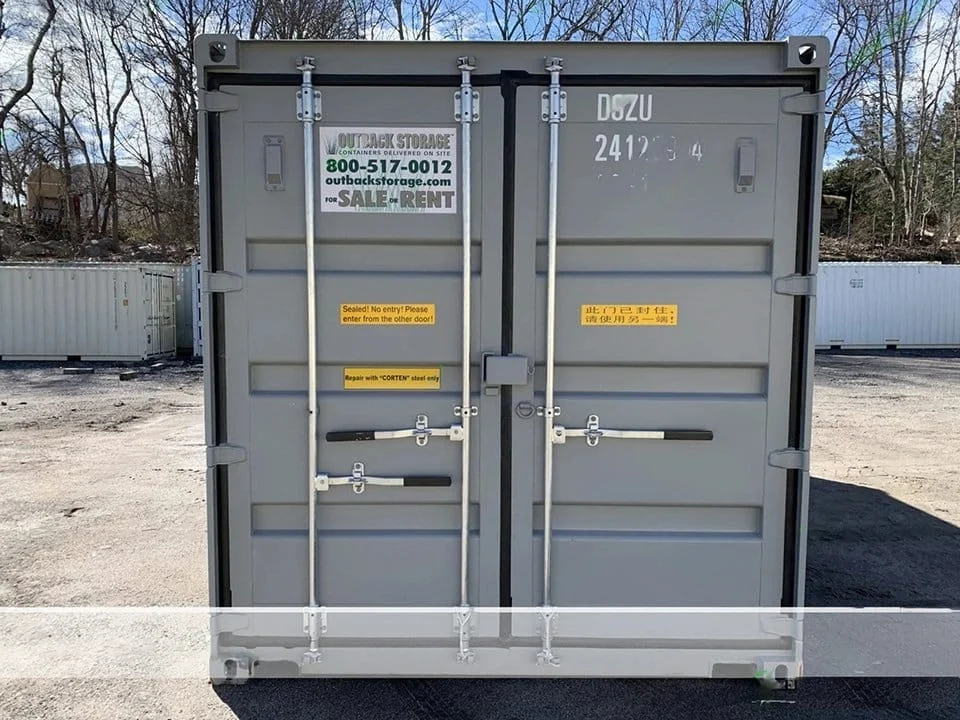 20′ x 8′ x 8.5′ Tall – New Double Door Shipping/Storage Container – Gray - Image 3