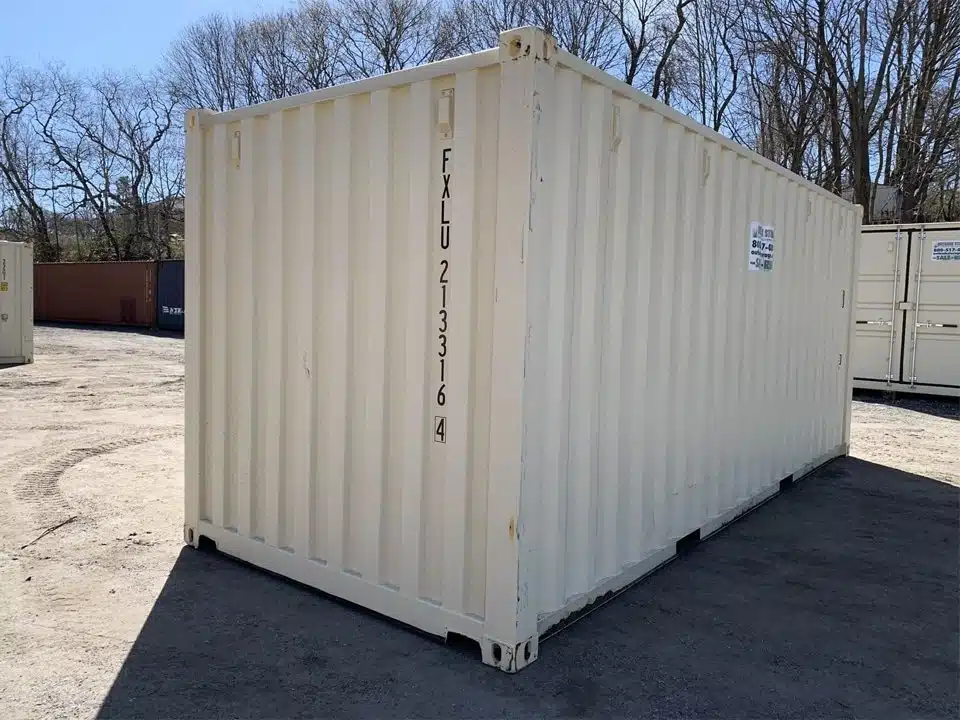 20′ x 8′ x 8.5′ Tall– New Shipping/Storage Container – Wind and Watertight – Beige - Image 2