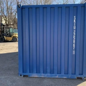 20′ x 8′ x 8.5′ Tall– New Shipping/Storage Container – Wind and Watertight – Blue