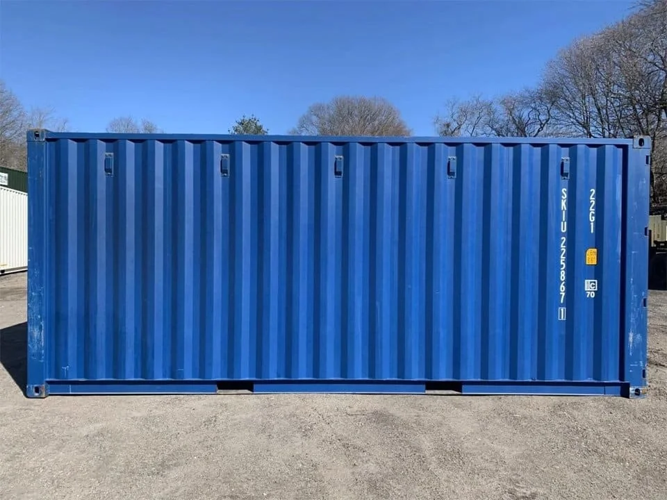 20′ x 8′ x 8.5′ Tall– New Shipping/Storage Container – Wind and Watertight – Blue - Image 2