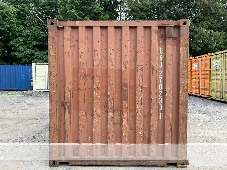 20′ x 8′ x 8.5′ Tall –Used Shipping / Storage Container-Wind and Watertight – BRICK - Image 2