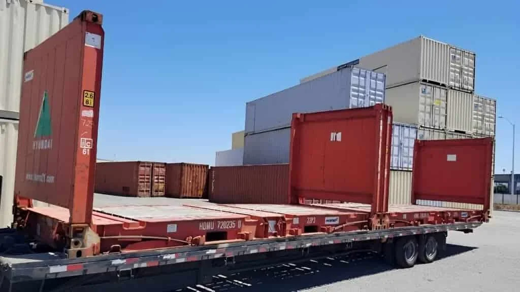 20Ft X 8Ft Used Flat Rack Shipping Containers. - Image 2
