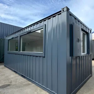 21ft x 8ft Custom Cabin Office / Canteen | Picture Windows | Portable Building.