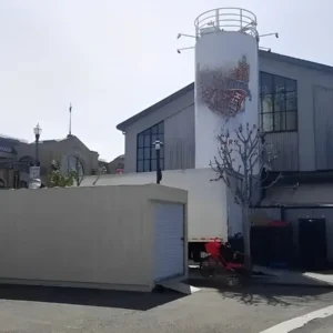 30ft Roll-Up Door Shipping Container.