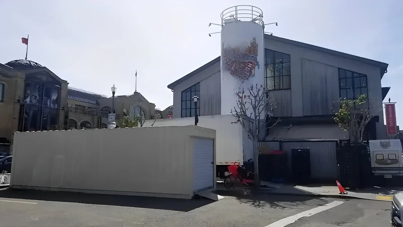 30ft Roll-Up Door Shipping Container.
