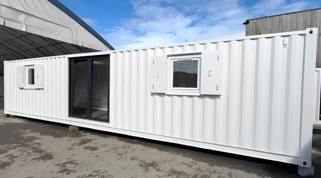 Converted 40ft Shipping Container | Open Plan Office | Portable Container Building - Image 3