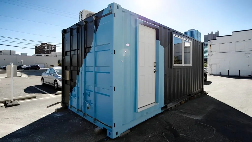 Fully Equipped 20ft Shipping Container Home.