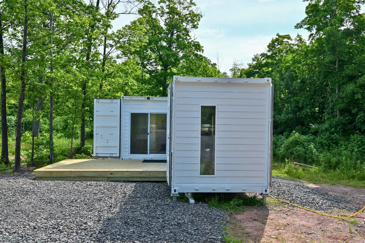 40FT Augustine Luxury Container Home with Kitchen, Bathroom & Garage | Ready to Ship | Free USA Delivery
