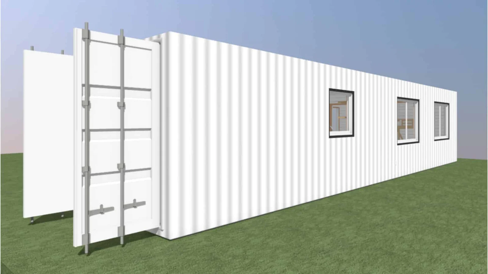 Luxury 2 Bedroom Shipping Container Home | 40ft + 20ft Modern Container House | The Fulton - Image 9