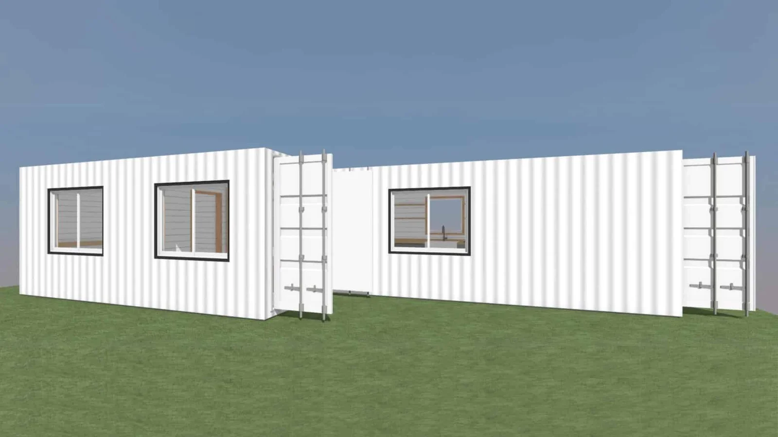 Luxury 2 Bedroom Shipping Container Home | 40ft + 20ft Modern Container House | The Fulton - Image 10