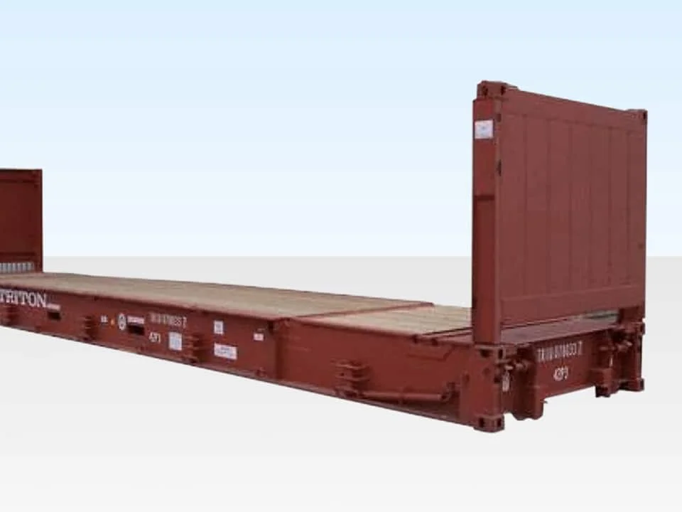 40Ft X 8Ft Used Container Flat Racks. - Image 3